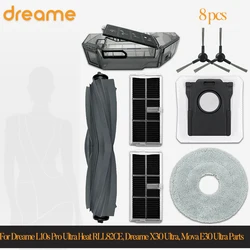 For Dreame L10s Pro Ultra Heat RLL82CE, Dreame X30 Ultra, Mova E30 Ultra Main Side Brush, hepa Filter, mop dust bag Accessories