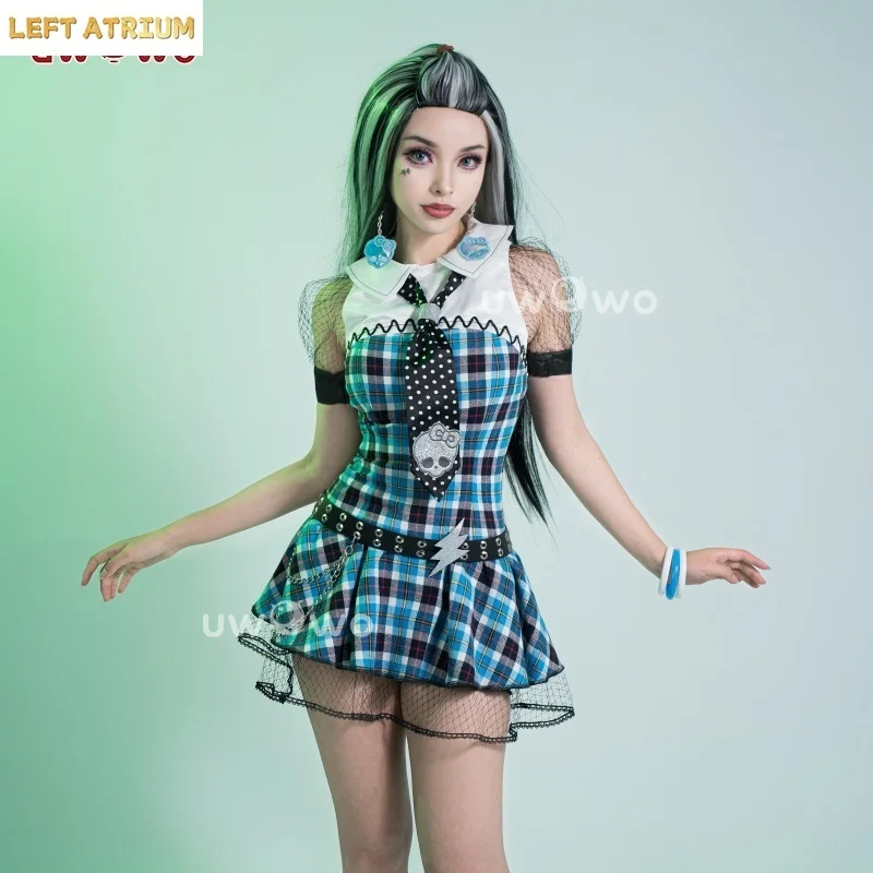 

IN STOCK UWOWO Frankiee Steinn 1 Cosplay Costume Suit Female Cosplay Dress Halloween Costumes Outfit