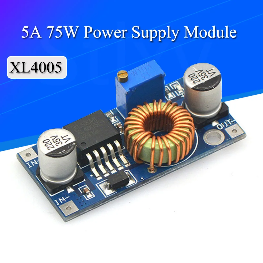 XL4005 XL4015 DSN5000 Beyond LM2596 DC-DC regulowany moduł zasilacza step-down 5A 75W Duży prąd Duża moc