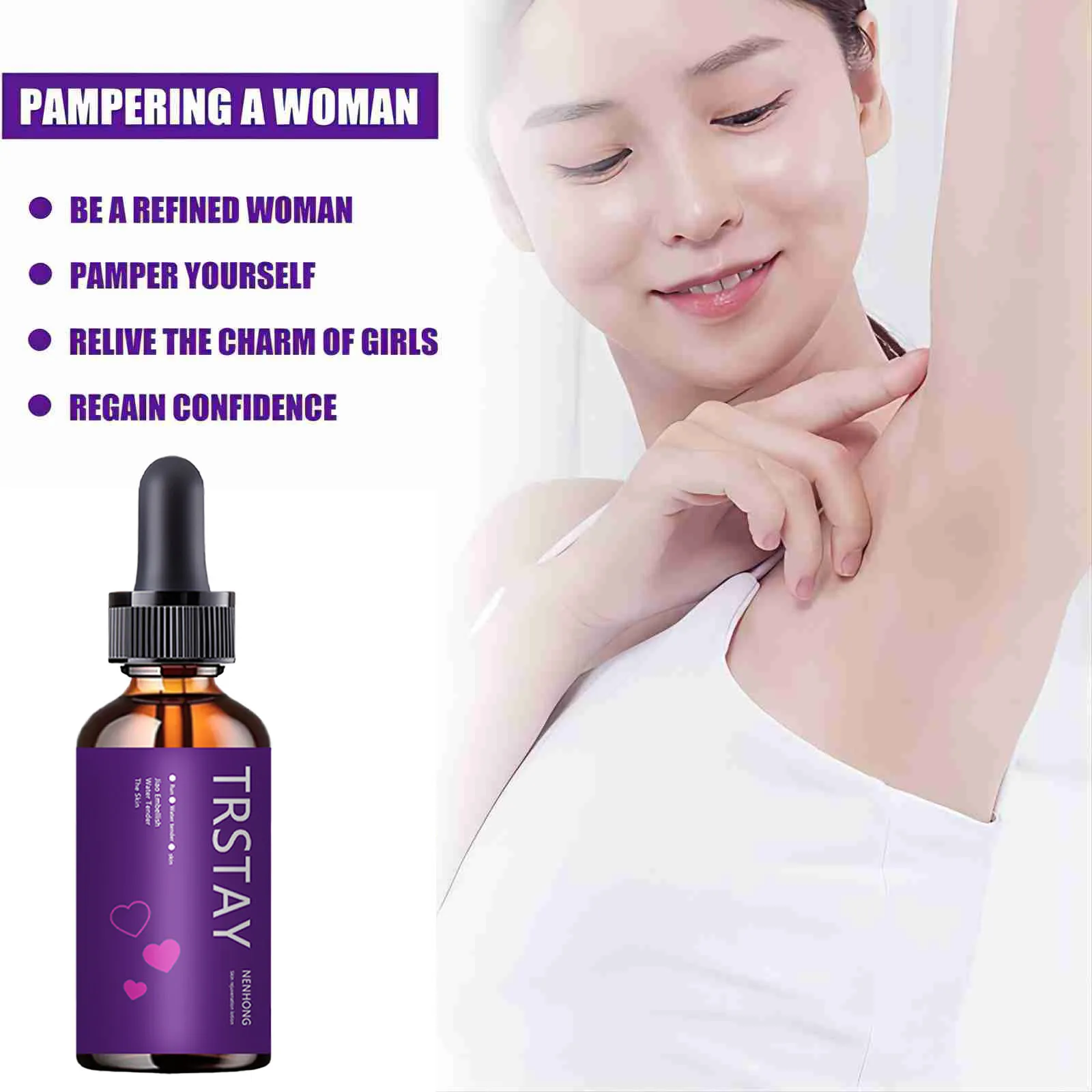 Body essential oils brighten the skin, moisturize and smooth the skin, and provide private care