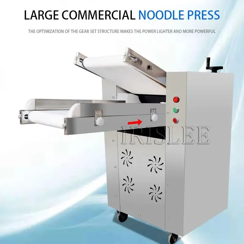 

220V Electric Dough Roller Stainless Steel Desktop Pasta Kneading Dumpling Maker Noodle Press Machine Noodle Machine