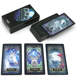 2022 Familiars tarot cards deck English Spanish French German version mysterious animal magic divination card game