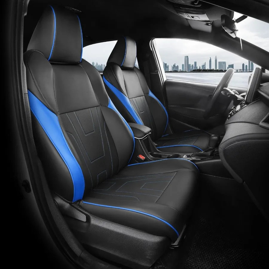 

Чехлы на сиденья Corolla Cross Hybrid S SE XSE 2023 2024 2025 Пользовательские чехлы на автомобильные сиденья Полный комплект кожаных чехлов на сиденья для внедорожника с водой