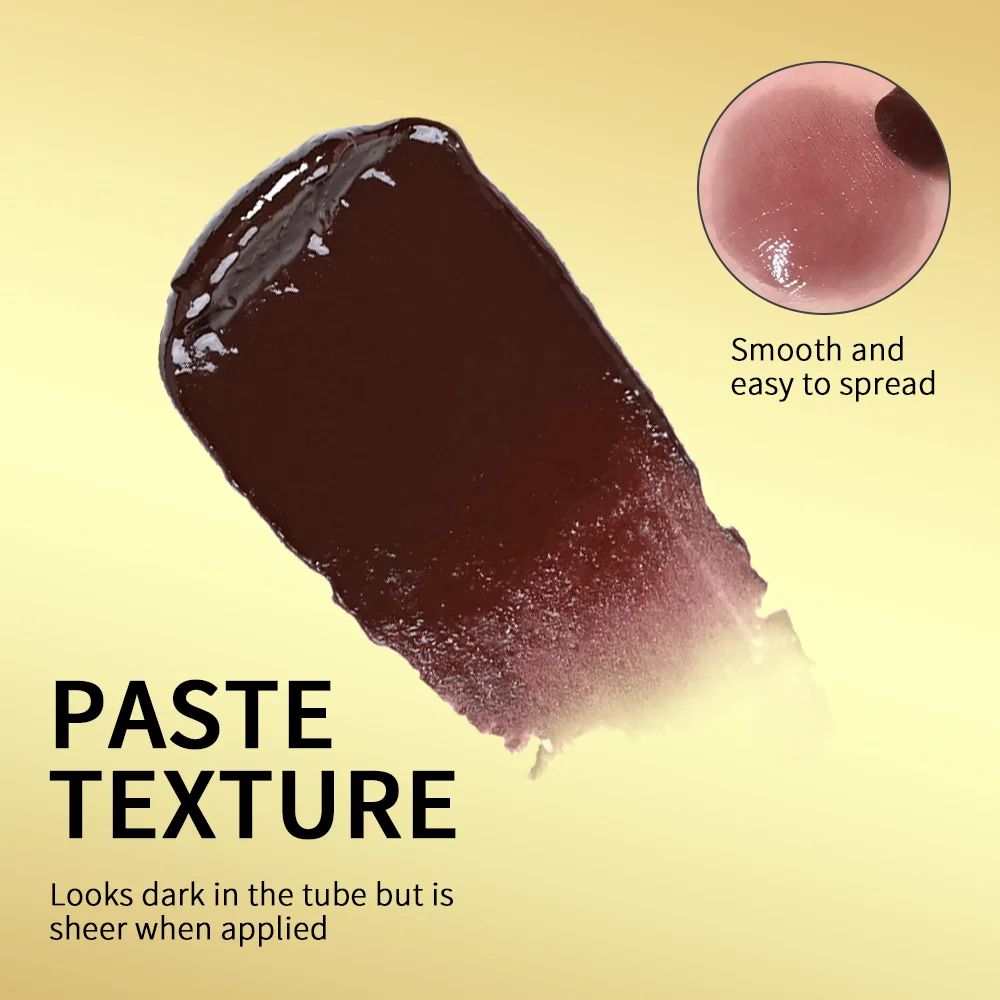 Lakerain Balsamo per labbra al miele nero Rossetto Idratante a lunga durata Colore naturale Texture cremosa Nutriente Cura delle labbra Gloss Cosmetico