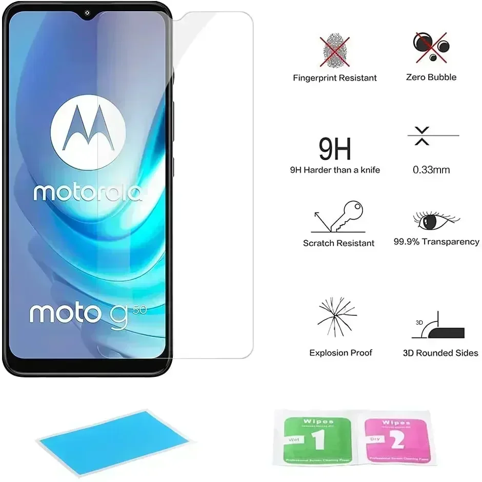 3Pcs Tempered Glass for Motorola Moto G22 G32 G42 G52 G82 Screen Protector G62 5G G72 G82 5G G30 G20