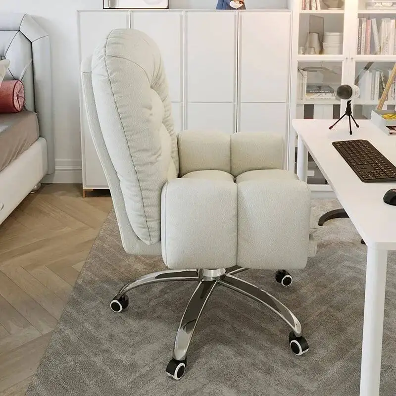 Kawaii White Office Gaming Lounges Chairs Reclining Individual Luxury Executive Chair Gamer Cadeira Silla Bureaustoel Furniture