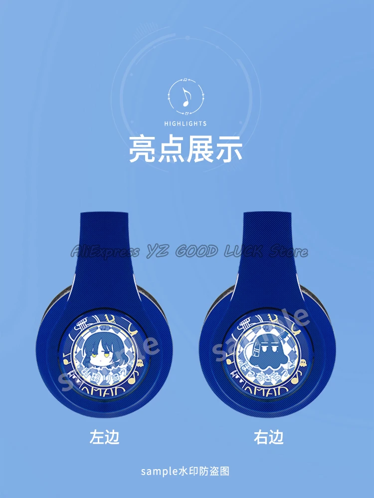 Game Yamada Ryo Mounted Bluetooth Earphones BOCCHI THE ROCK Cosplay Wireless Earbuds 5.3 HD for Android Gifts