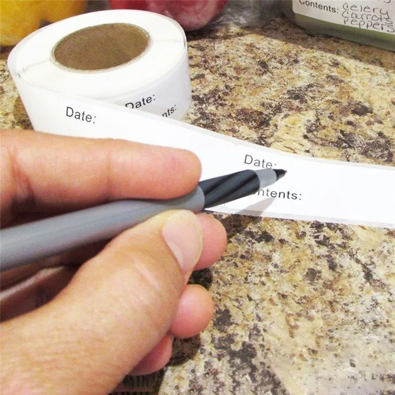 Vegetable Storage Stickers Food Labels Kitchen Jars Labels Empty Strong Stickers for Cans Special Jars for Spices PTZ003