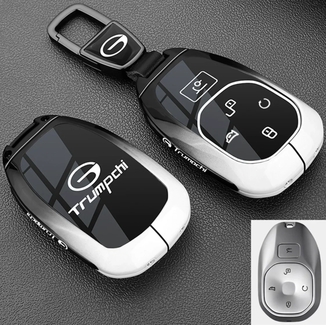 Car Zinc Alloy Key Case Holder Cover For GAC Trumpchi GS7 GS8 GM8 GS5 GA6 GM6 GN8 Empow J15 J16 2023 2022 Key Protecitve Shell