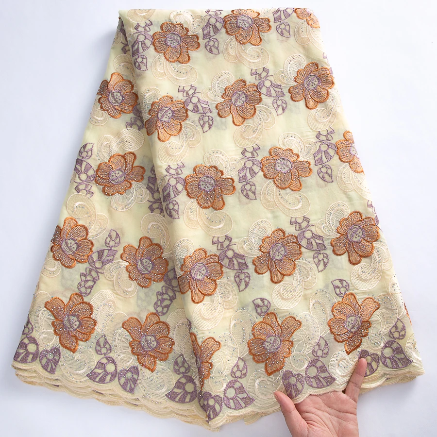 

Luxury Black Brocade Jacquard Lace Fabric with Red Floral & Gold Leaves - Elegant Scalloped Edge for Evening Gowns, Bridal Wear