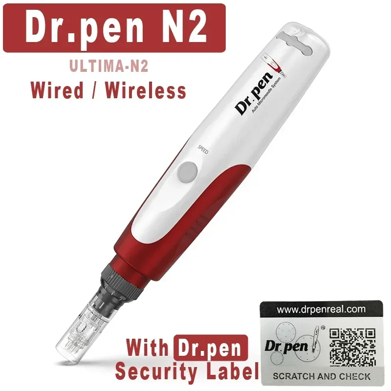 Dr.ปากกาN2 DermaปากกาMicroneedlingปากกาไร้สาย/แบบมีสายMesoterapia Facial MTS Skin Care Beard Growth Hair-Regrwoth