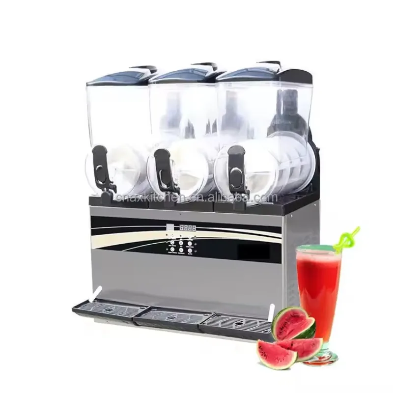 

Commercial Slush Ice Puppy Maker Machine 3 Tank
