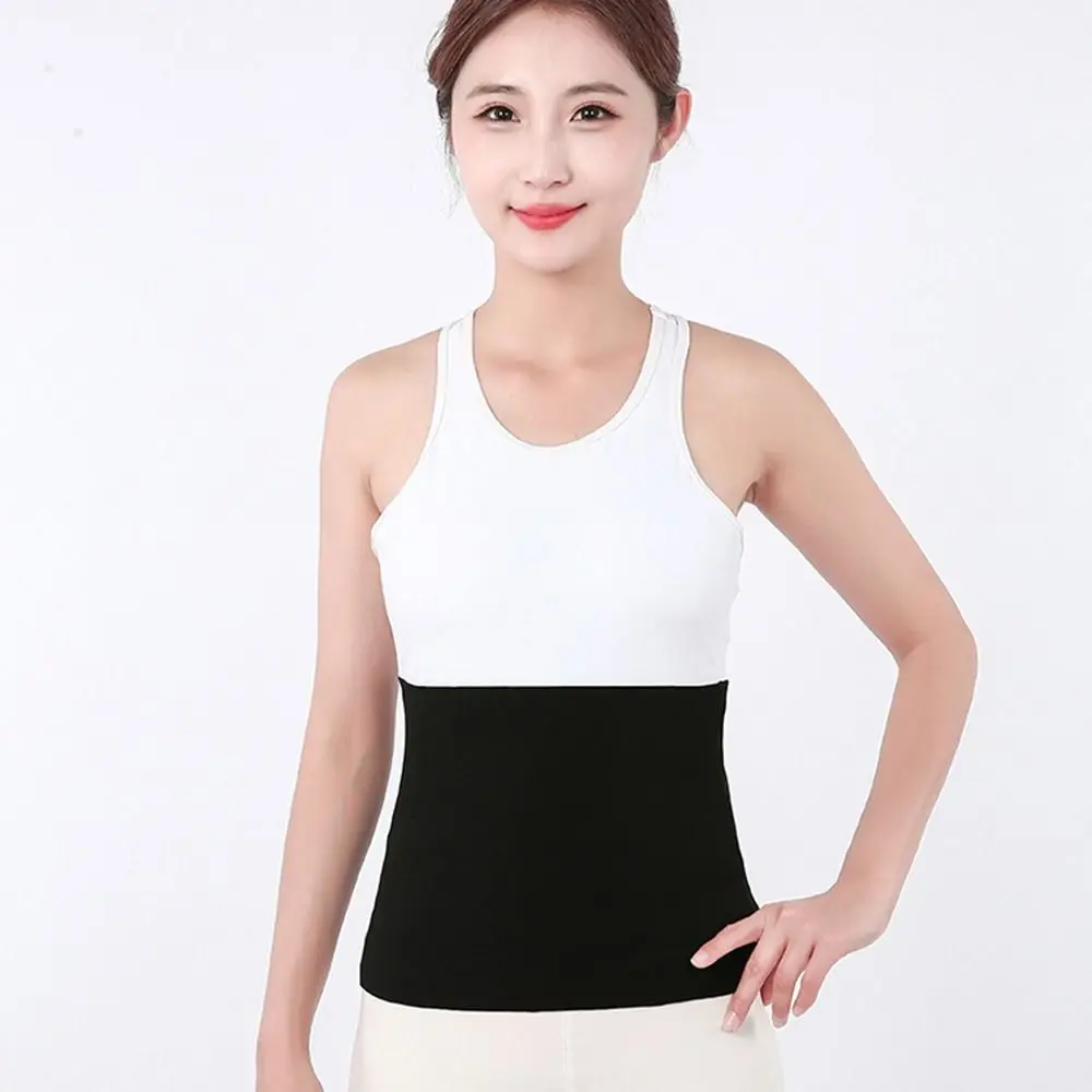 Warm Thermal Waist Support Belt Traceless High Elastic Fleece Waist Warmer Breathable with Pocket Abdominal Wrap Elderly People