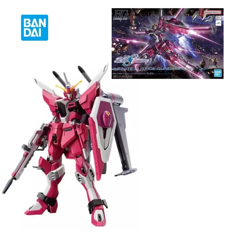 In Voorraad Originele Bandai GUNDAM HG 1/144 INFINITE JUSTICE GUNDAM TYPE Anime Action Figure Model Assemblage Collectie Speelgoed Geschenken