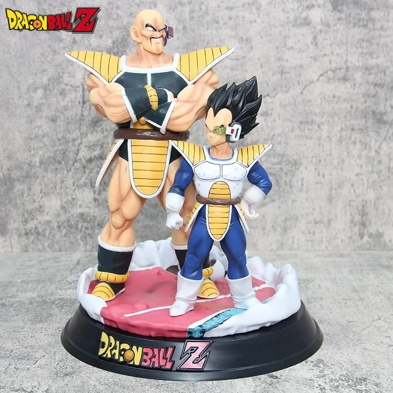 35cm Anime Dragon Ball Vegeta Nappa Standing Space Suit Figurine Statue Pvc Action Figure Desktop Ornaments Model Birthday Gift