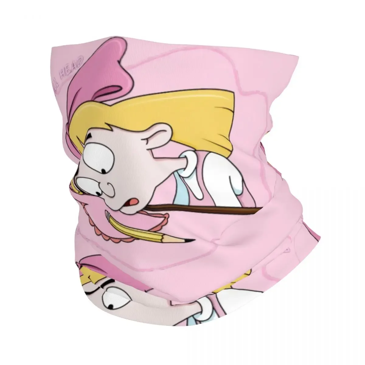 Hey Arnold Wrap Scarf Merch Neck Gaiter Helga Pataki Love Bandana Summer Hiking Hair Band Wrist Wraps Unisex Windproof