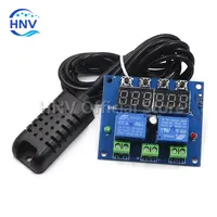 XH-M452 DC 12V LED Digital Thermostat Temperature Humidity Control Thermometer Hygrometer Controller Relay Module AM2301 Probe
