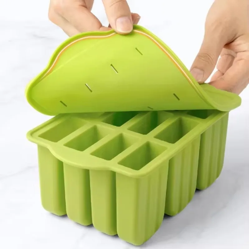 Ice Cream Popsicle Reusable  Silicone Mold