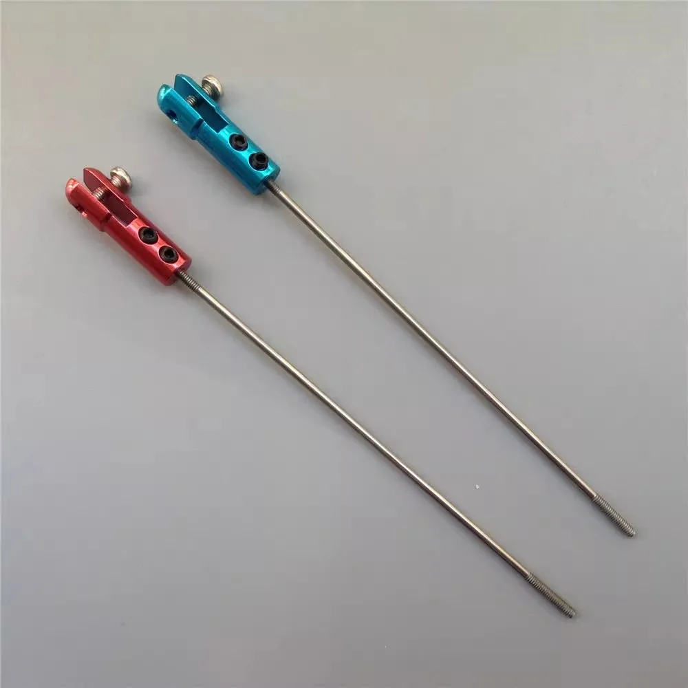 2mm Hole Aluminum Alloy Clamp  M2 Servo Tie Rod Positioning Clip RC Boat Parts