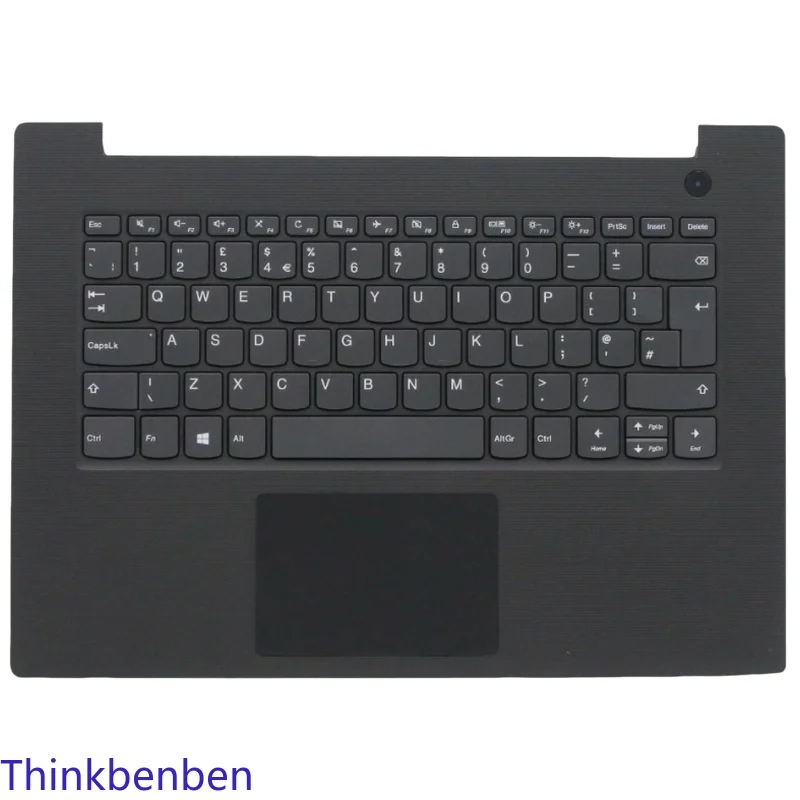 

Корпус верхней части клавиатуры (пальмрест) серого цвета (Iron Gray) для Lenovo V130 14 14IKB 14IGM 5CB0R39220