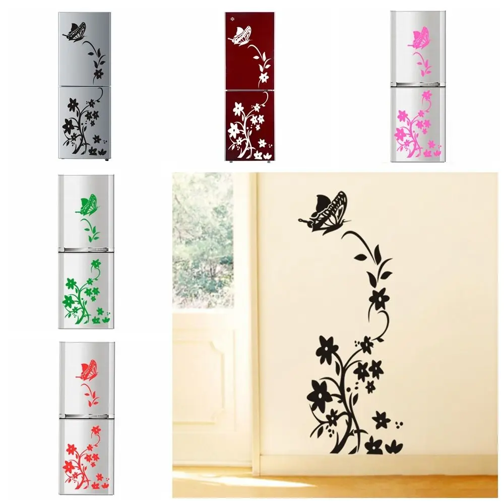 Creative DIY Butterfly Rattan Sticker Rattan Carved Butterfly Refrigerator Sticker Self-adhesive Waterproof Cabinet