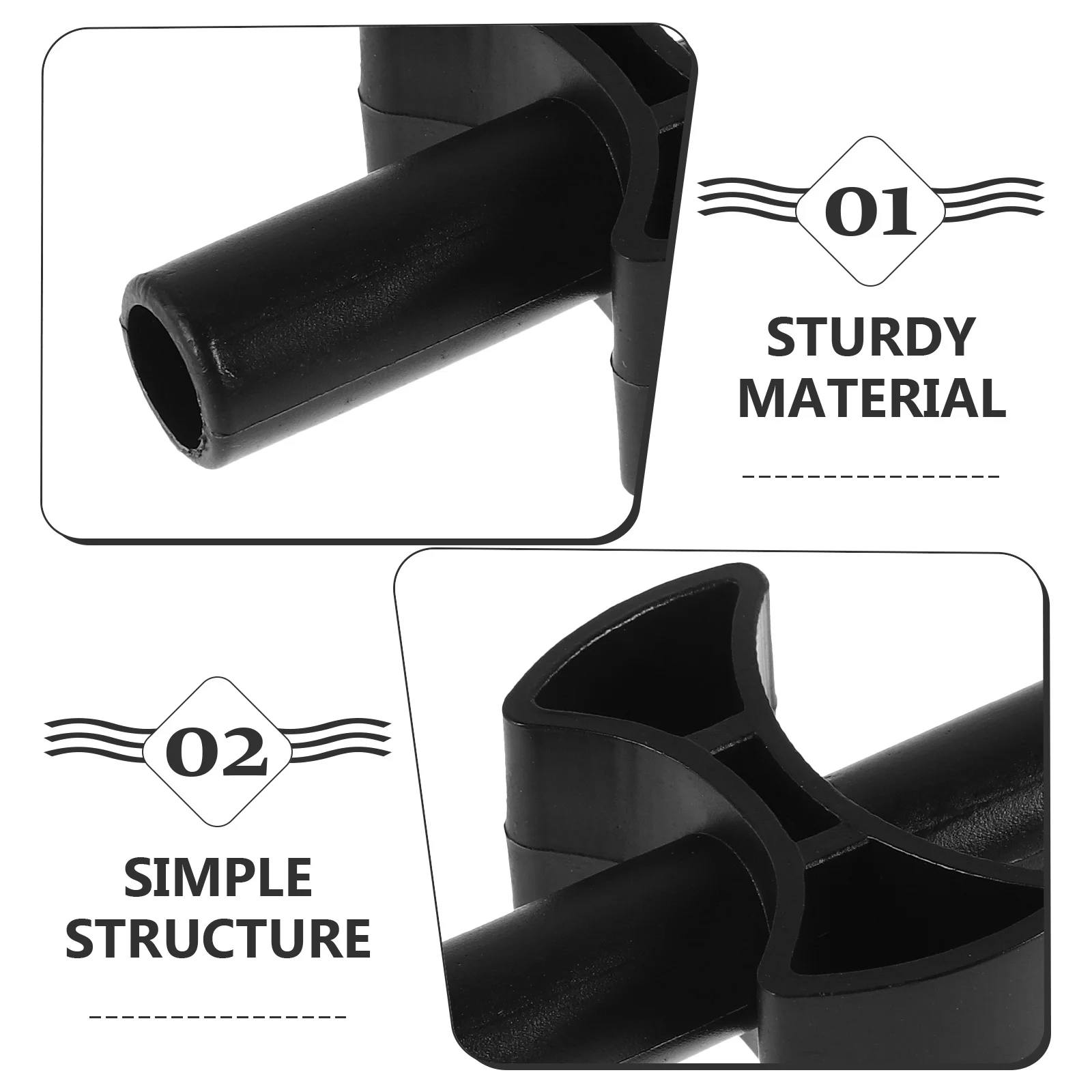 Espaciadores de espacio para gabinete de trampolín, diseño en forma de cruz, soporte resistente, Kit de reparación fácil de instalar para seguridad de niños, 12 Uds.