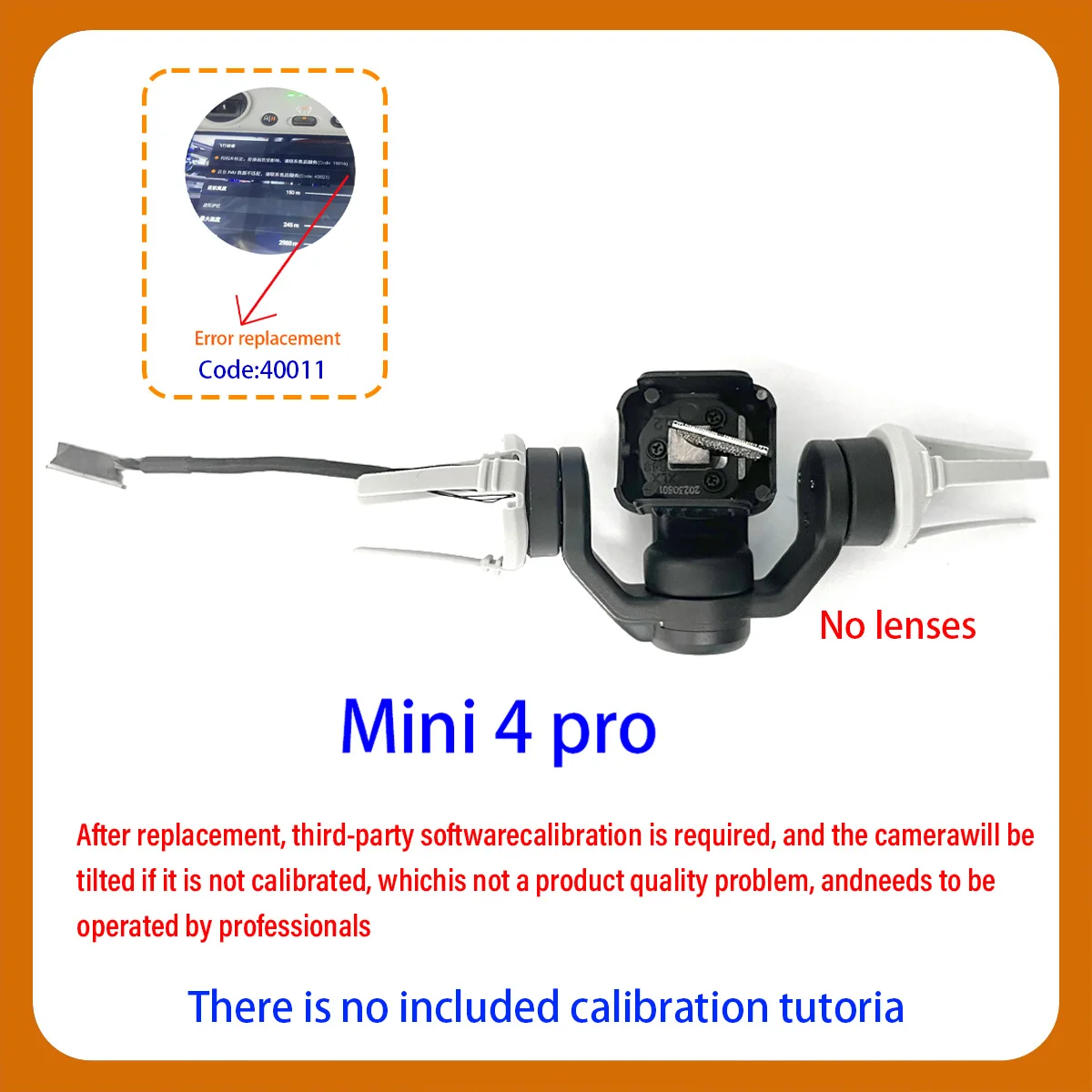 Original Mavic Mini 3/3PRO/4PRO Gimbal Camera Axis Arm shaft arm universal joint for Mini3/3Pro/4Pro Repair parts