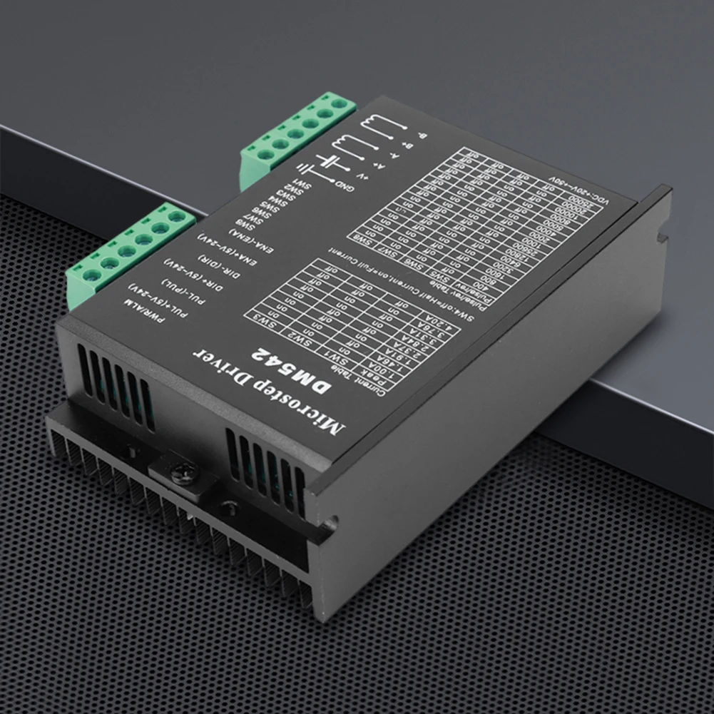 

DM542 DM556 Digital Stepper Motor Driver 20-50V DC Max 5.6A Digital Driver Controller Board 2 Phase for CNC Engraving Machine