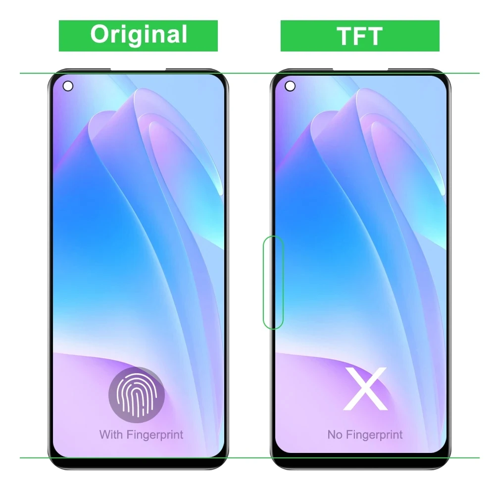 6.43'' Amoled LCD For OPPO A93 4G 2020 CPH2121 LCD Display Touch Digitizer Screen Assembly Replacement For Oppo A93 4G 2020 LCD