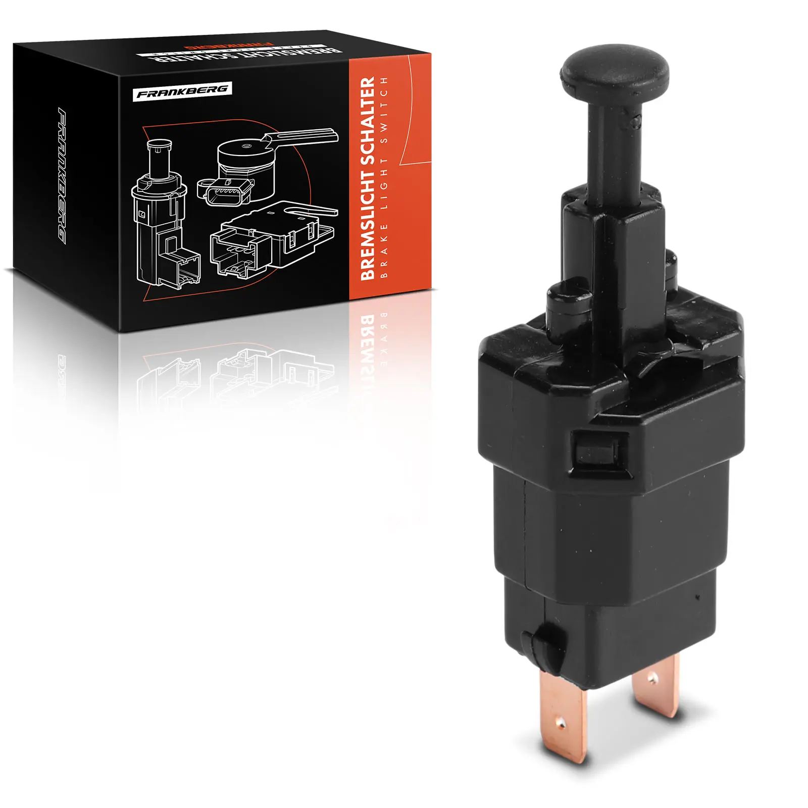 Frankberg 1x Remlichtschakelaar voor Opel Astra F G Calibra A Frontera A Kadett E Vectra A B 90196375 90504499 9050449 XKB100080L
