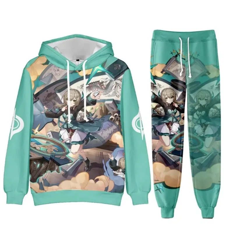 

Комплект брюк с капюшоном и 3D-принтом Star Track 2025 года, мужской и женский комплект спортивной одежды с 3D-принтом, мужская и женская спортивная одежда