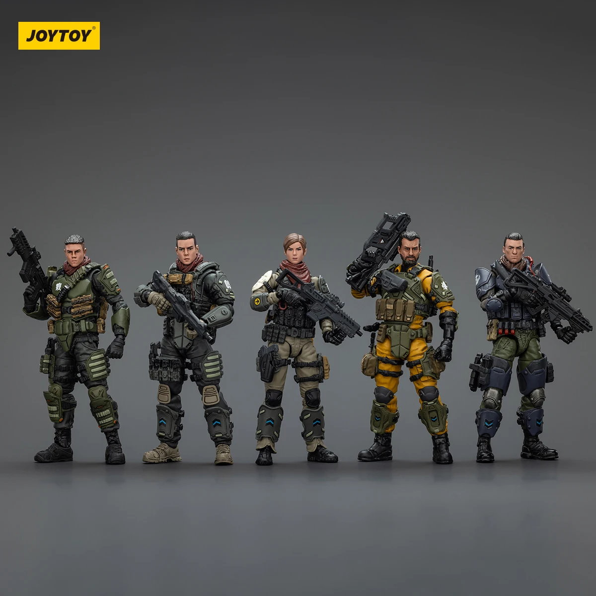JOYTOY Dark Source Stellar Litteken Assault Team Action Figure 1/18 DIY Assembleren Figuur Militaire Gezamenlijke Beweegbare Beeldje Model Speelgoed
