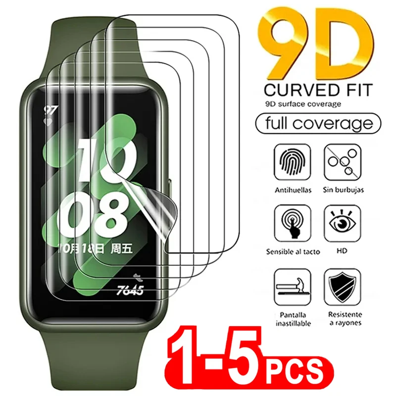 Soft Hydrogel Film for Huawei Band 8 7 6 Pro Full Screen Protector for Huawei Honor Band 6 5 4 3 Smart bracelet Protective Film