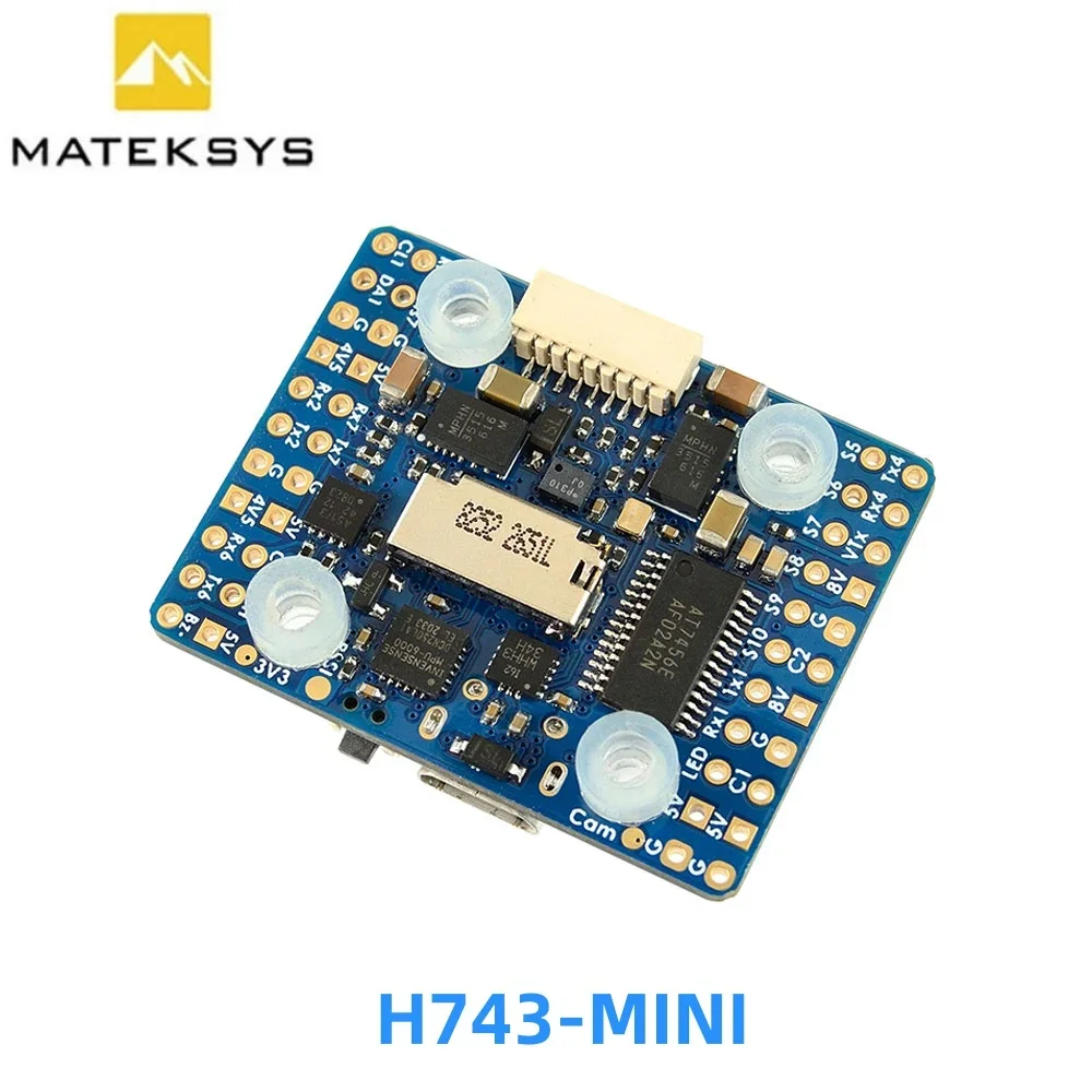 Matek H743-MINI V3 FC H743 Flight Controller 20x20mm ICM42688P ICM42605 Built-in OSD 11 PWM 2-8S Lipo For RC FPV Racing Drone