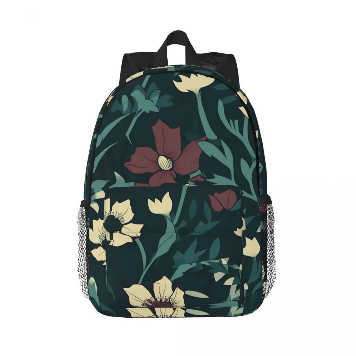 

Beautiful Flowers In Bolt Color Backpacks Boys Girls Bookbag Fashion Children School Bags Travel Rucksack Shoulder Bag