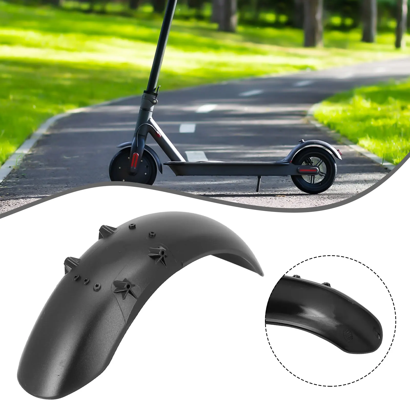 

1pc Electric Scooter Front Mudguard 16*6*5.5cm Accesseries For Ninebot ES1ES2ES4 Electric Scooter Splash Proof Front Mudguard