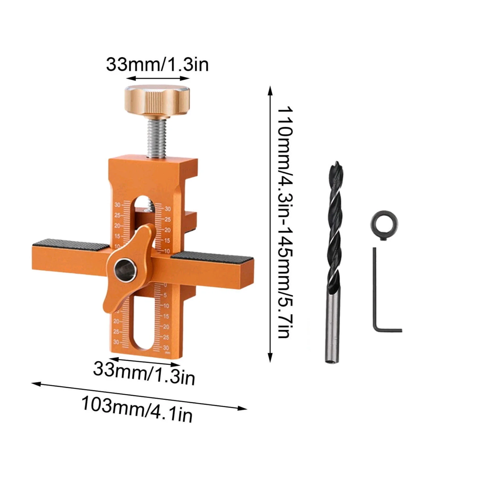 Cabinet Door Positioning Tool with Adjustable Positioner Cabinet Door Mounting Support Cabinet Door Cutout Installation Tool