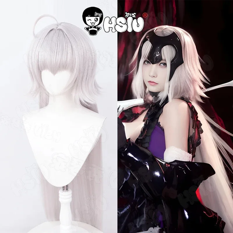 

Jeanne d Arc alter Joan of Arc Cosplay Wig HSIU pink silver purple long short hair Synthetic Wig Fate/Grand Orde FGO cosplay Wig