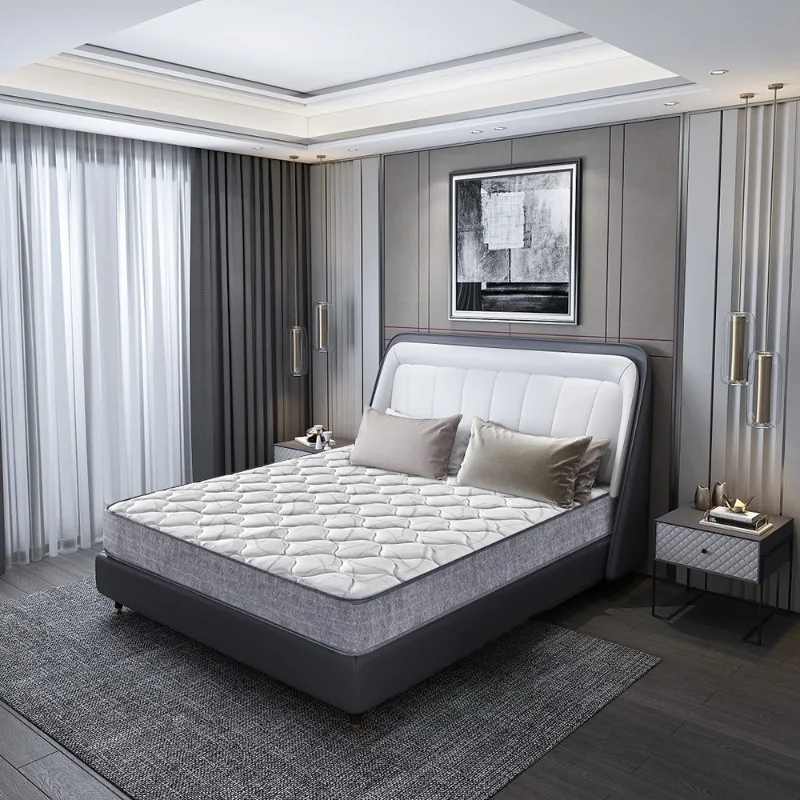 Queen Size Roll up Pocket Spring System Mattress Tight Top Rolling Box Packages Pocket Spring Mattress