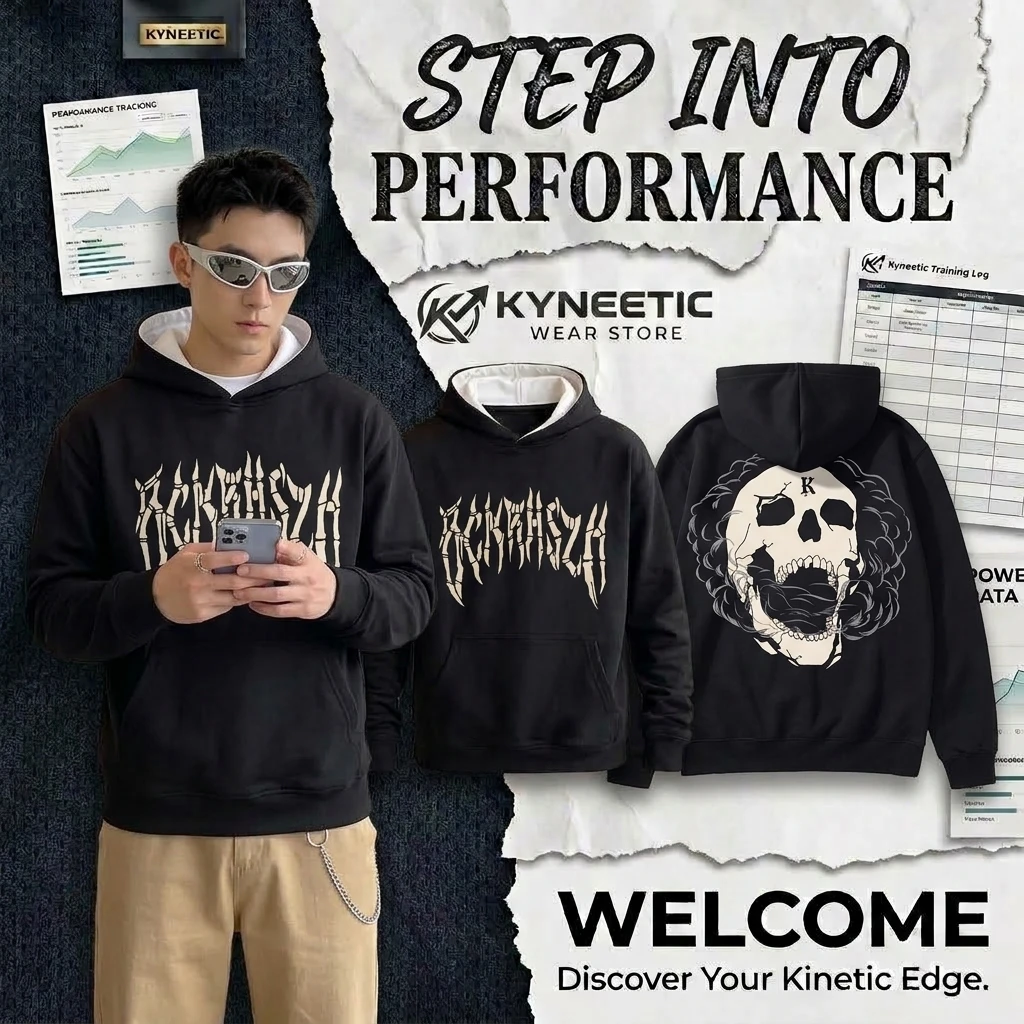 Gothic Smoking Skull Long Sleeve Hoodie Y2K Hip Hop Punk Rock Streetwear Sweatshirt Parent-Child Halloween Autumn Winter Clothes