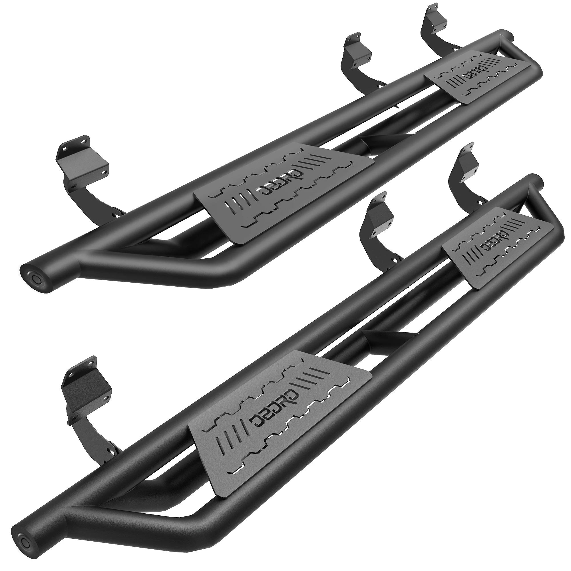 OEDRO Running Boards for 2015-2024 Ford F-150 Super Crew Cab Armor Side Step Nerf Bars