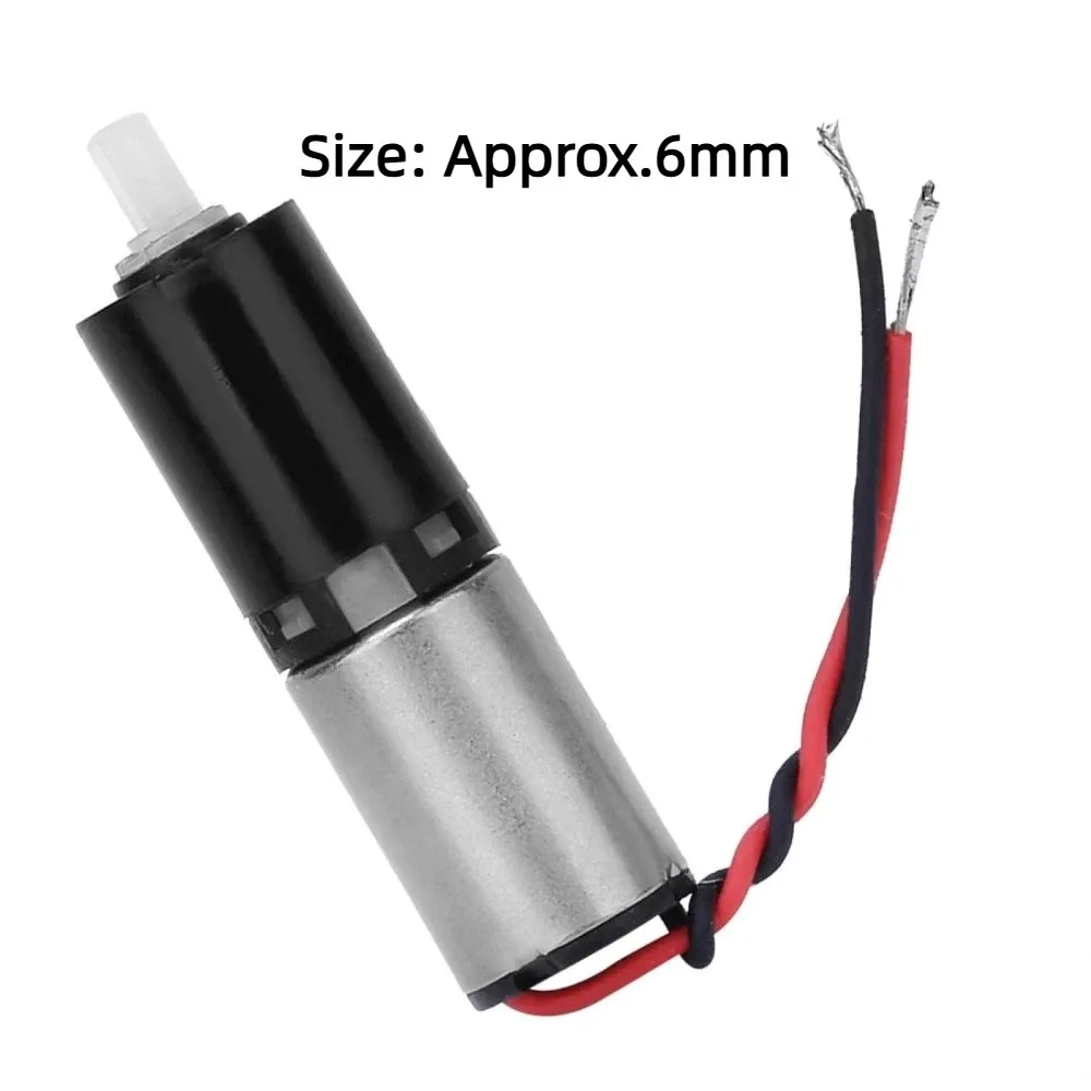 Mini 6mm Diameter Planetary Gear Motor DC 3V 4 Stage Micro DC Motor Low Noise 46RPM Mini Planetary Motor For Automation