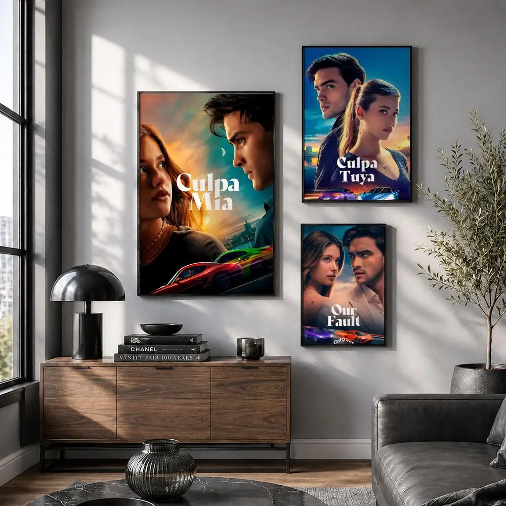 M-My Fault Culpa Mia Movie Film Poster Wall Picture Aesthetic Prints for Family Life Pet anime Birthdays Home art Decor Gifts