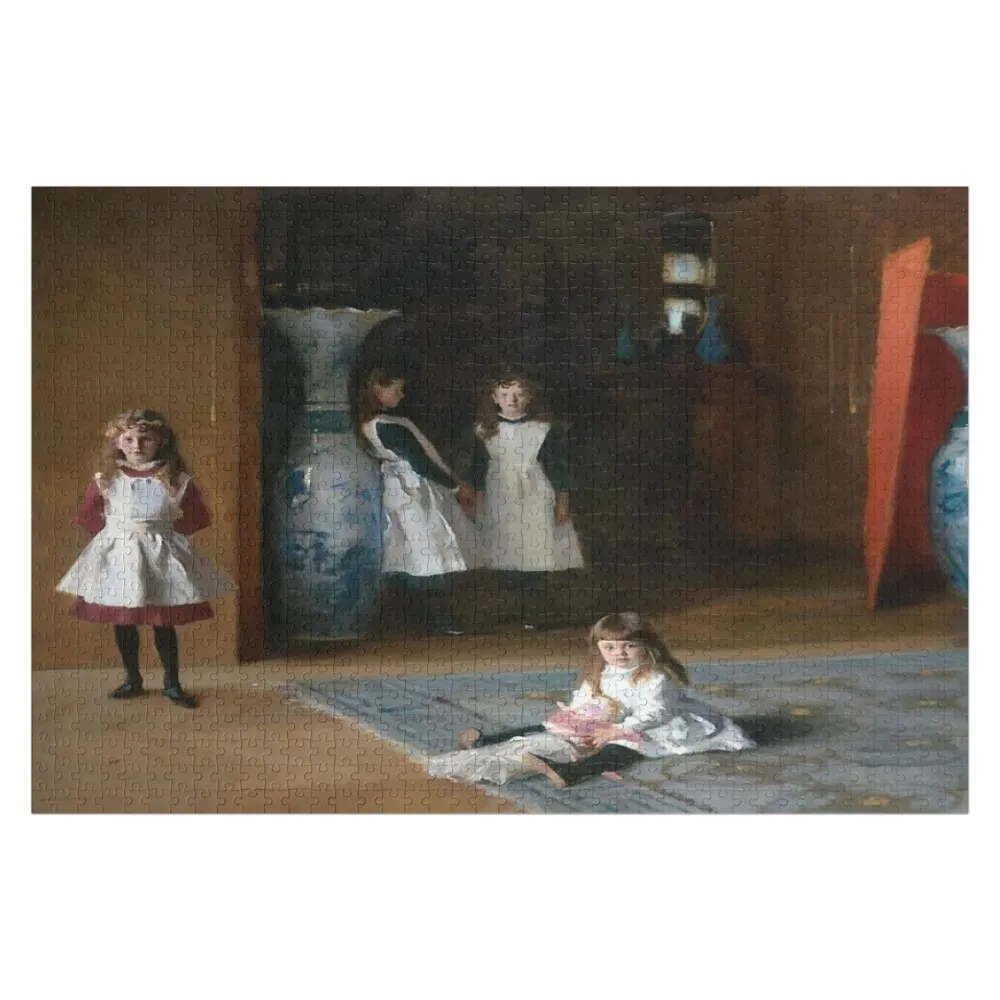 John Singer Sargent - The Daughters of Edward Darley Boit (1882 Jigsaw Puzzle Baby Wooden For Children Puzzle