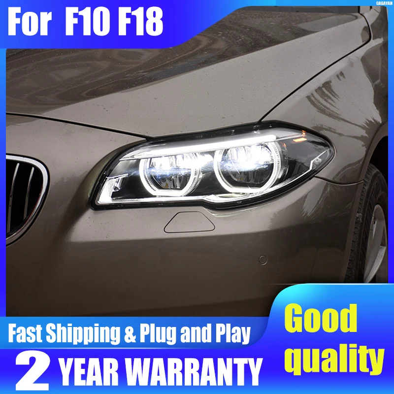 

All LED Head Lights For BMW F10 F18 Headlights 2010-2016 520i 525i 530i 535i M5 LED DRL Running LED Turn Signal Assembly