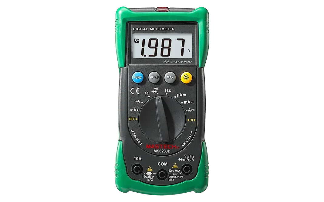 Mastech MS8233A MS8233B MS8233C MS8233D MS8233E Digital Multimeter DMM Meter AC/DC Voltage Current Ohm Meter With Temperature