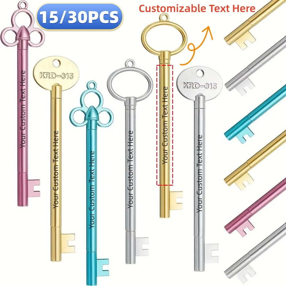 15/30PCS Personalized Wedding Gel Pens for Bridesmaid Proposal Custom Calligraphy Guest Book Memorable Wedding Souvenirs Pens