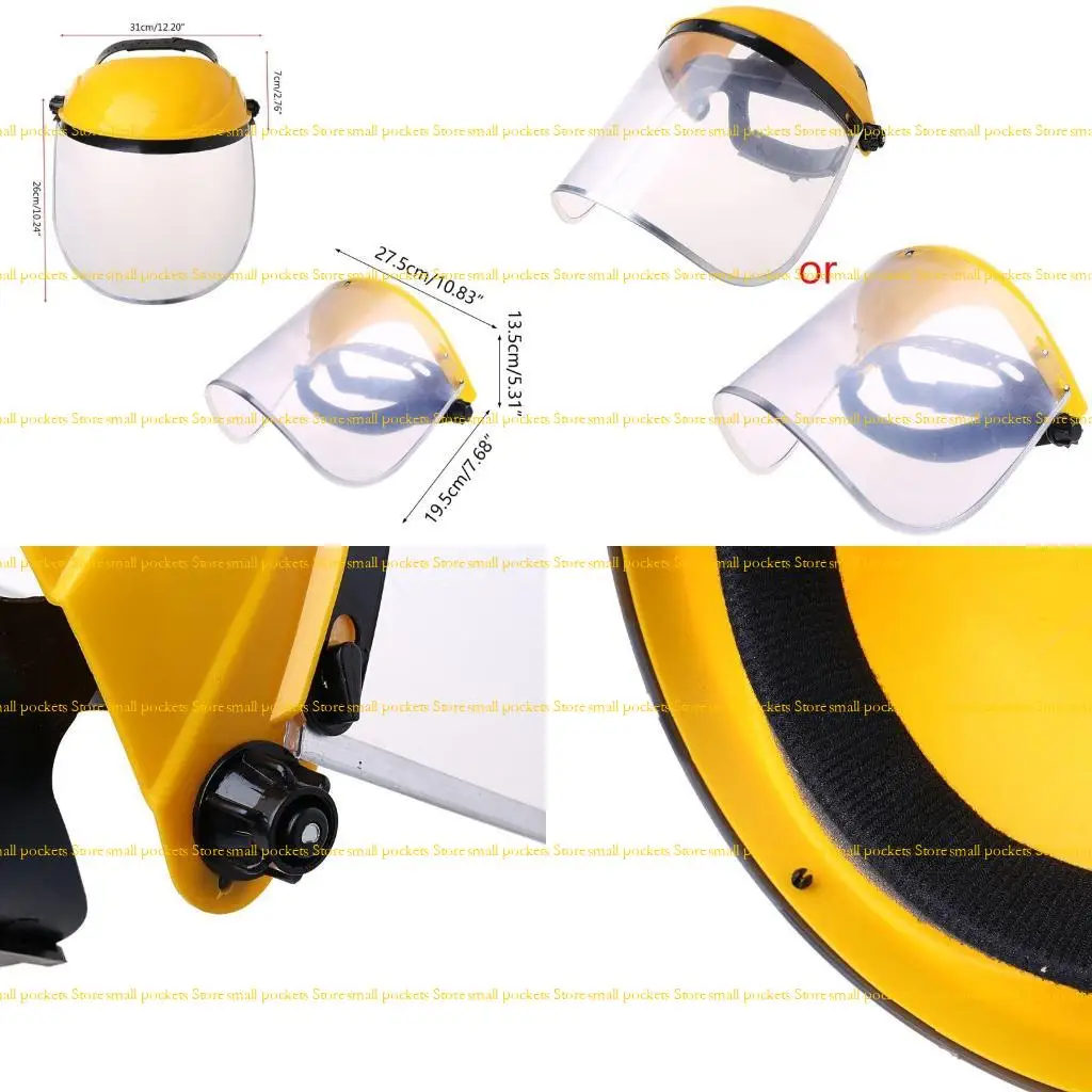 Maschera visiera per casco sicurezza con visiera integrale trasparente R1WD per costruzione automobilistica