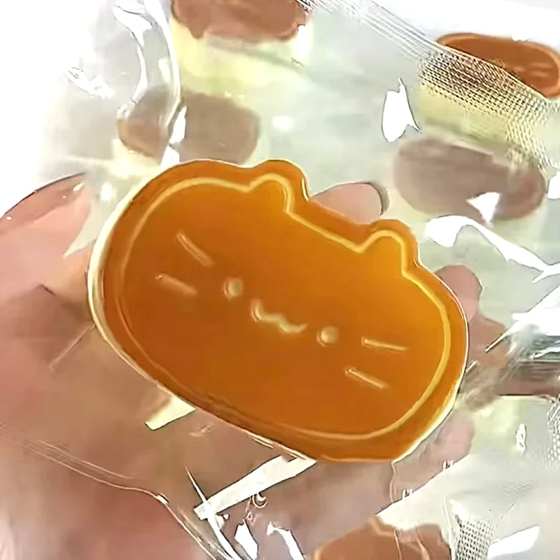 Cute Cat Cheese Bread Mochi Squishy Pinch Squeeze Toy, Soft Vent Sensory Fidget Gadget, Anti-Anxiety Dopamine Stress Relief Decompression Ornament, Lovely Novelty Birthday Classroom Prize Holiday Party Favor Gift for Children Adults ADHD Autism