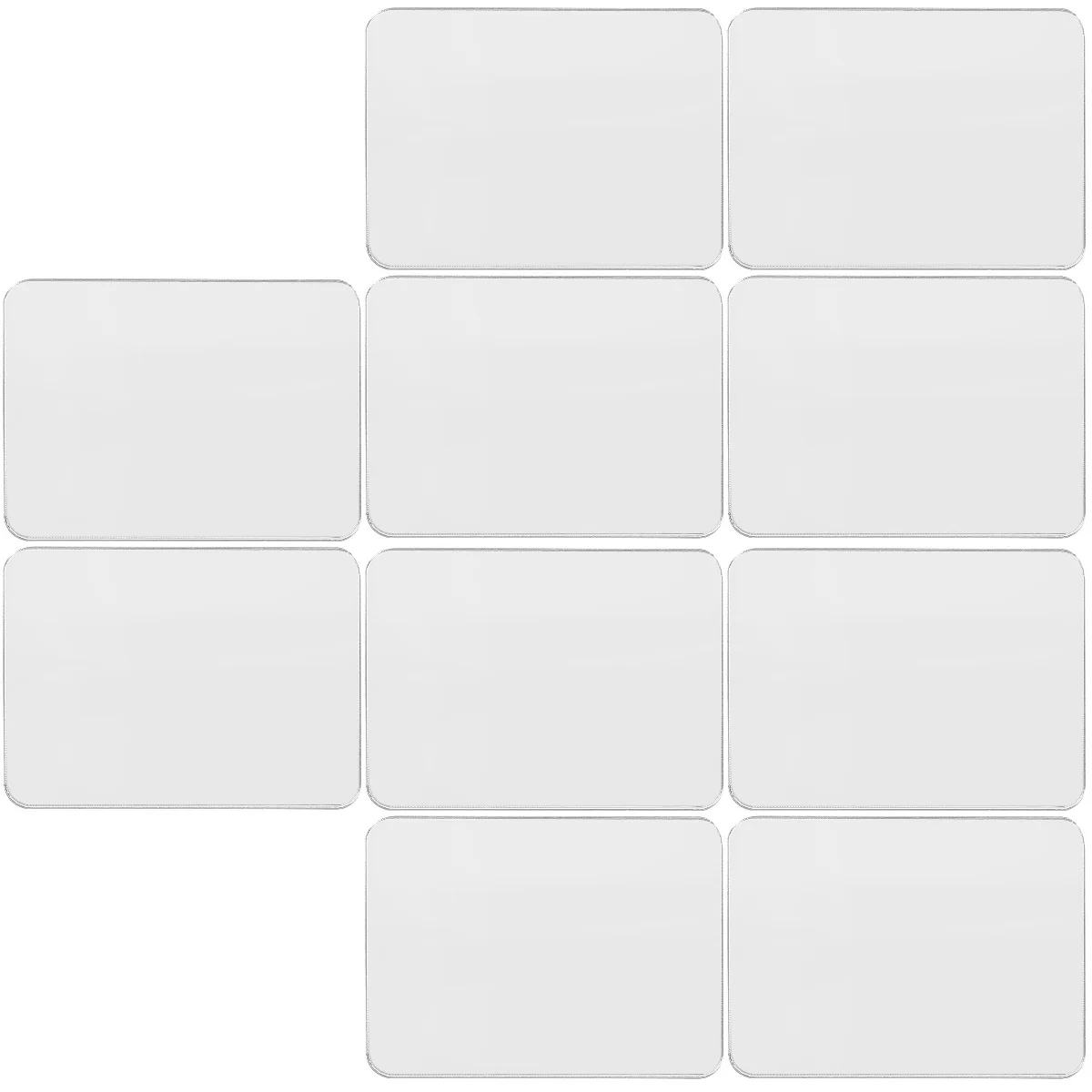 

5pcs Self Adhesive Phone Mirror Applique Sticker Stick-on for Cell Decal Self-adhesive Smart